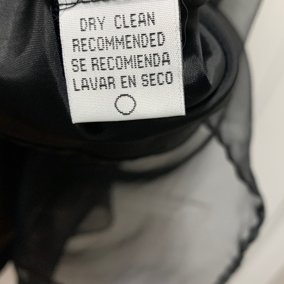 Signature by Sangria Black Midi Dress Size 6 - Picture 5 of 6